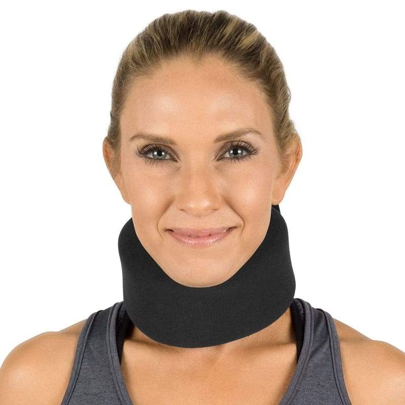 Cervical Neck Collar,Ergonomic Neck Support Brace for Men, Women and  Sleeping，Neck Pain Relief (Beige, Small)