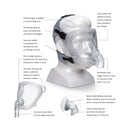 FitLife Total Face Mask with Headgear (Small)