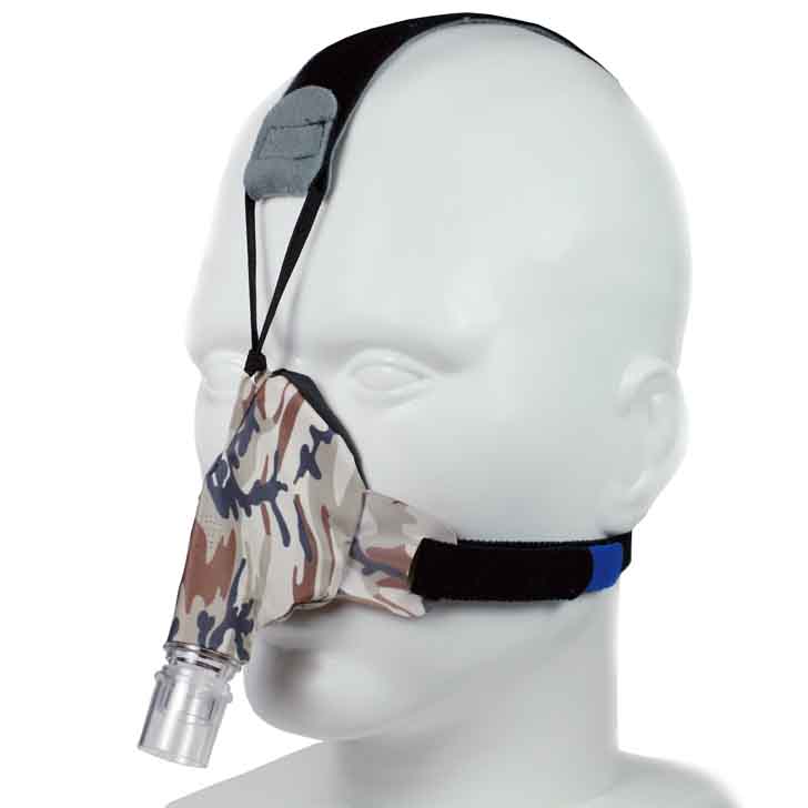 SleepWeaver Advance Soft Cloth Nasal CPAP/BiPAP Mask with Headgear