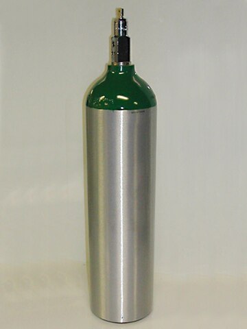 Refurbished M6/B Oxygen Cylinder - HelpMedicalSupplies