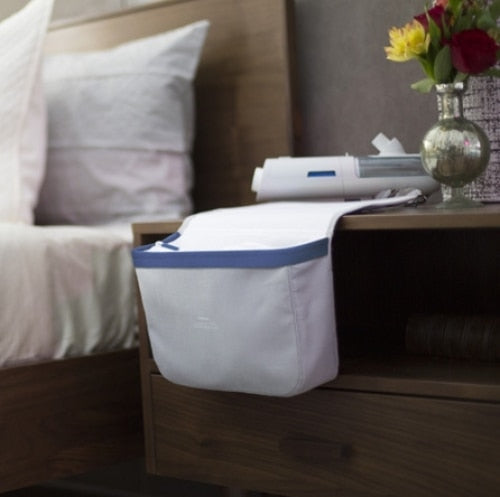 Mask and tubing bedside organizer