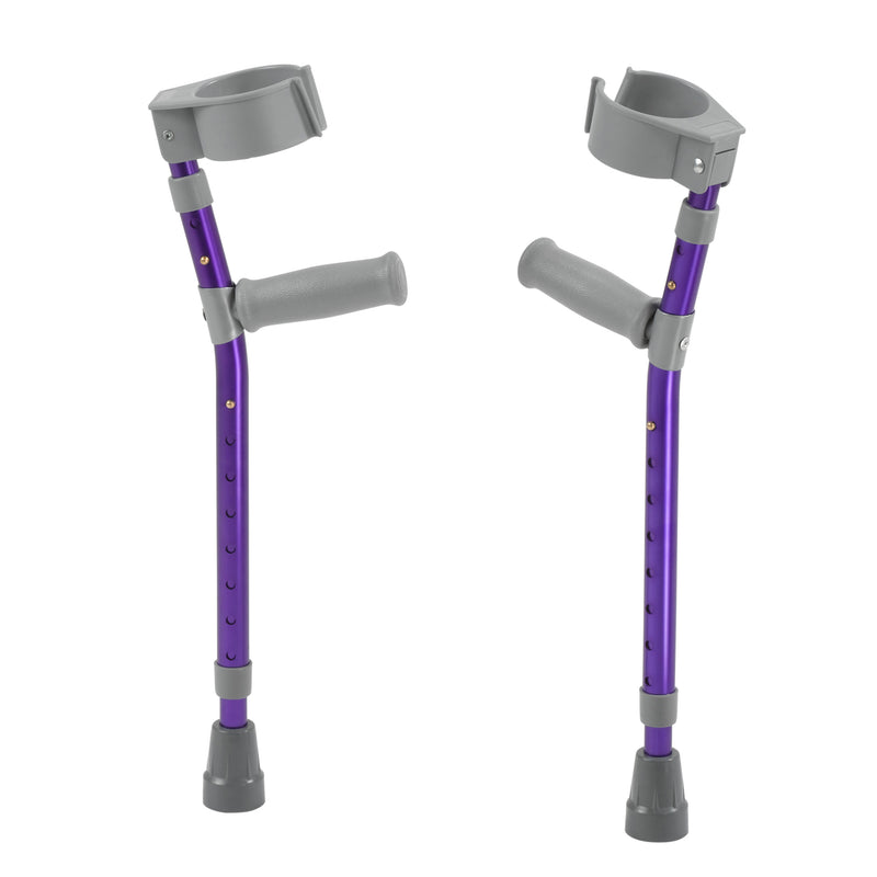 Pediatric Forearm Crutches, Small, Wizard Purple, Pair