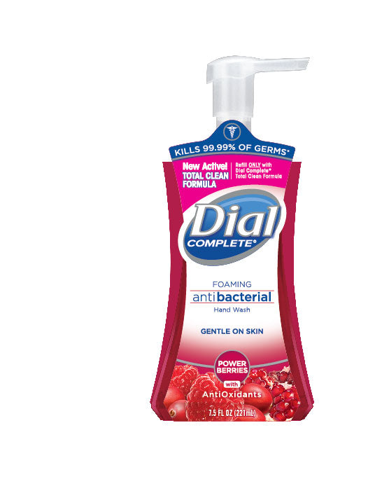 Dial Complete Hand Wash, Power Berries, Foaming Antibacterial - 7.5 fl oz