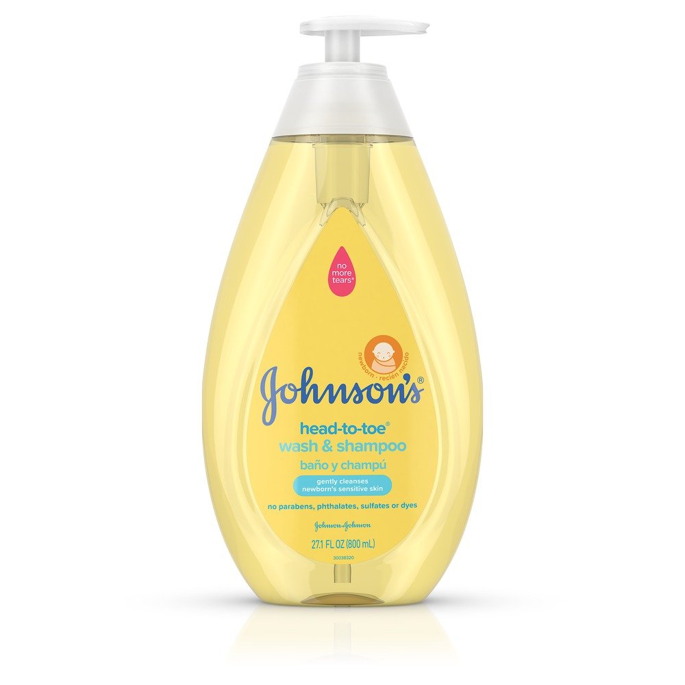 Johnson's Baby Shampoo & Body Wash Baby Head-To-Toe 10.2oz Pump Bottle