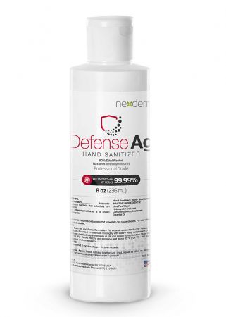 Feature product - Nexderma Defense Ag Hand Sanitizer