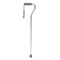 Foam Grip Offset Handle Walking Cane, Silver