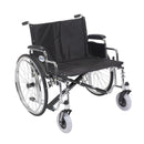 Sentra EC Heavy Duty Extra Wide Wheelchair, Detachable Desk Arms, 26" Seat