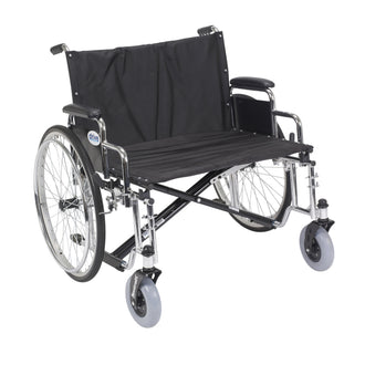 Sentra EC Heavy Duty Extra Wide Wheelchair, Detachable Desk Arms, 28" Seat