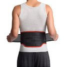 MAXAR Bio-Magnetic Deluxe Back Support Belt - Far Infrared with Cera Heat Fabric - Black w/Red Trim