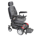 Titan Transportable Front Wheel Power Wheelchair, Full Back Captain's Seat, 16" x 18"