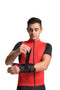 MAXAR Wrist Splint with Abducted Thumb - Left Hand - Black w/Red Trim