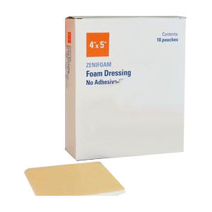 ZeniFOAM Polyurethane foam dressing – no adhesive, no border - Pack of 10